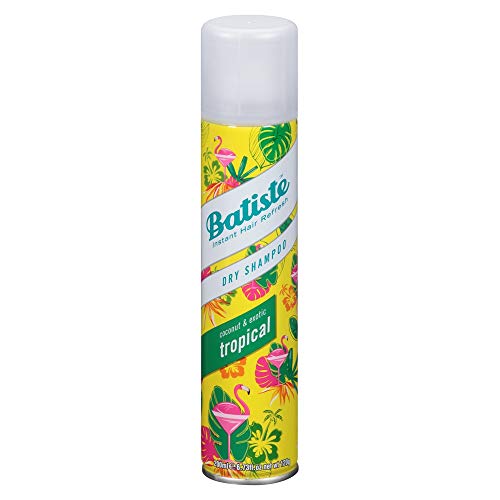 Batiste Instant Hair Refresher Dry Shampoo, Tropical Exotic Coconut, Refreshes Hair Without Drying Out, 3.81 oz (Pack of 2)