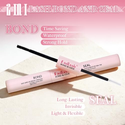 FADLASH Lash Clusters Kit 80D Eyelash Clusters 12-18mm Volume Cluster Eyelashes Extensions Fluffy Lashes Extension with Lash Bond and Seal Lash Tweezer (80D, 12-18mm)