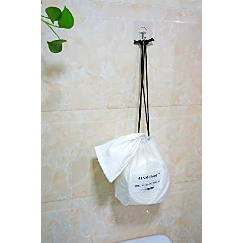 Natural Disposable Facial Towel - 100% Soft Terry Cloth Fabric - Makeup Remover Tissues - Professional Everyday Comfort Facial Towel (80Pcs/Roll)