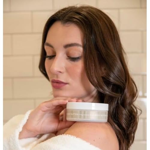 Basin Fragrance Free Body Butter - Natural Unscented Moisturizer with Shea Butter & Cocoa Butter - Sensitive Skin Body Cream for All Skin Types - Made in USA