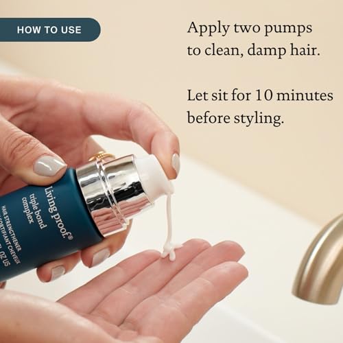 Living Proof Triple Bond Complex Leave-In Treatment and Hair Mask ? Rebuilds Hair Structure, Repairs Damage, Heat Protection, Long-Lasting Results