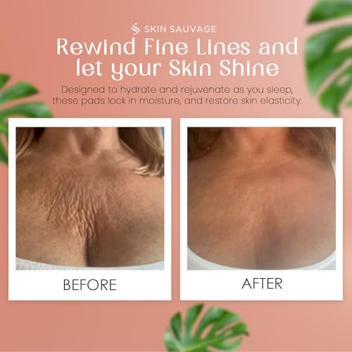 Chest Wrinkle Pads (3-Packs) - Anti-Aging Skin Firming Lift to Moisturize Fine Lines & Sagging Prevention- Safe Silicone Skin Care pads. Each package contains two chest pads.