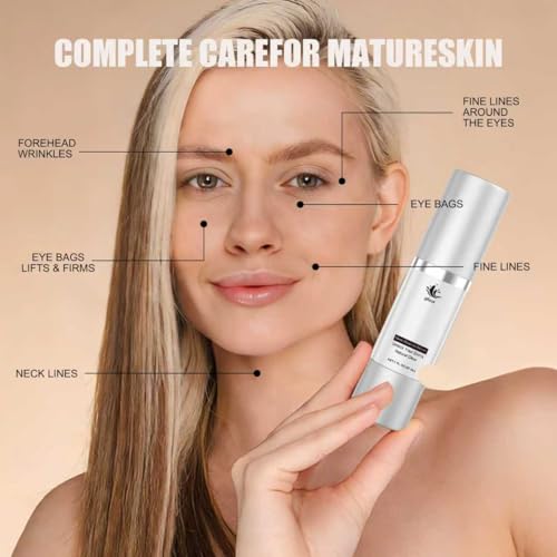 Super Vitamin C + Retinol Serum for Mature Skin with Peptides, Vitamin E, Hyaluronic Acid & Bakuchiol, Anti-Aging Face Treatment to Reduce Fine Lines, Wrinkles & Dark Spots, Hydrating1 Fl Oz