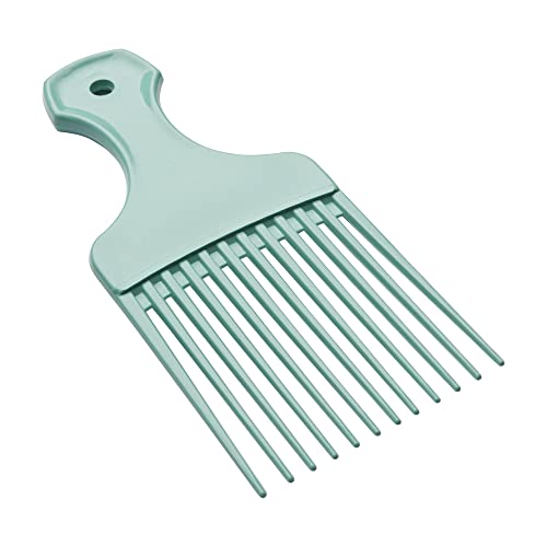 Conair Earth-Friendly Planet Upcycled Toothed Hair Pick Comb, Mint Green