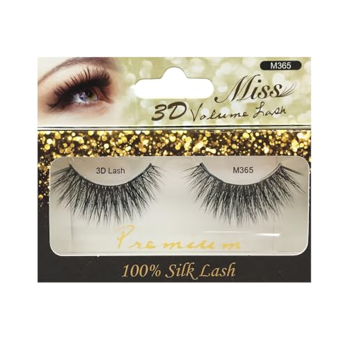 "4 Pairs" Miss Lash 100% Handmade Tapered 3D Volume lash M365