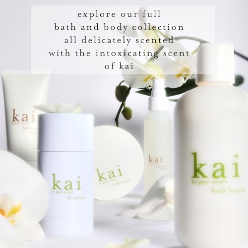 kai body polish ? 8 oz exfoliating scrub with sugar & sea salt, light white floral scent experience smooth, soft skin you¡¯ll love | hydrating, clean beauty ritual - recyclable packaging