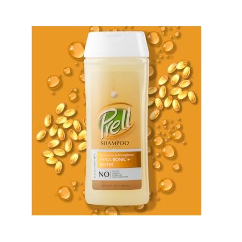 Prell Hyaluronic + Biotin Moisturizes & Strengthens Shampoo for All Hair Types 13.5 fl.oz