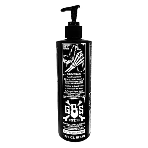Grave before shave Beard wash 16 oz. Pump-top