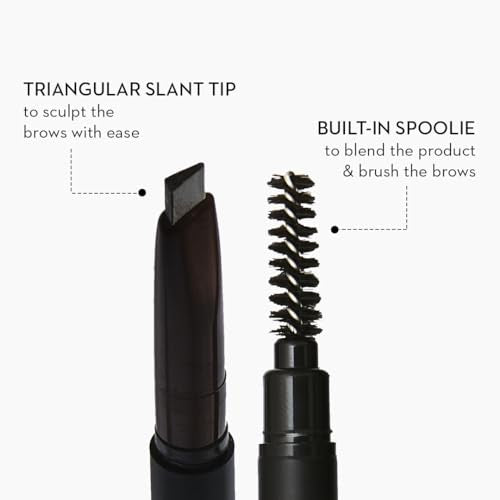 SUGAR Cosmetics Arch Arrival Brow Definer with Spoolie Lasts Upto 12hrs Pigmented Eyebrow Pencil Long Lasting & Natural Finish 3.5gm 1 count (Pack of 1) 02 Taupe Tom (Grey Brown)