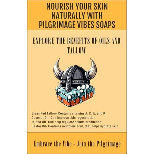 Tallow Soap (2 Pack) (Unscented) Handmade Grass Fed Beef Tallow Soap with Nourishing Oils