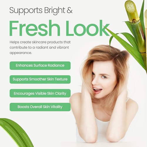 Glycolic Acid Powder DIY Glycolic Crystal Powder is Pure, DIY (8 Oz/226 grams) for Glycolic Acid Face Wash, Glycolic Acid Lotion