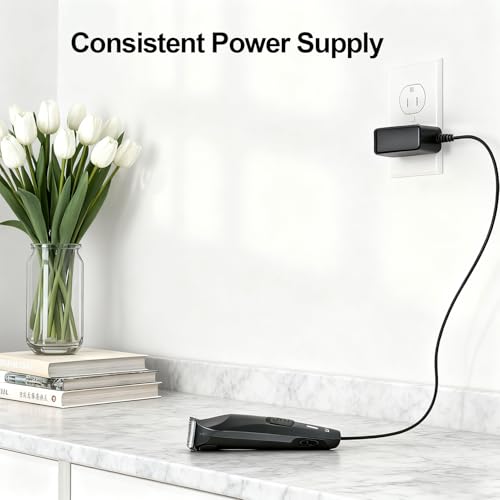 Power Cord Replacement for Philips Norelco HQ840, MG3750 MG3760 Multigroom Series 3000 Shaver Trimmer Razor Charger 8V