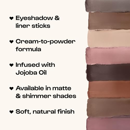 ALLEYOOP 11th Hour Waterproof Cream Eyeshadow Stick ? Long-Lasting Eye Shadow Pencil & Eyeliner, Cream to Powder Stick & Highlighter ? Smudge-Proof Eyeshadow Shimmer, Champagne Shimmer