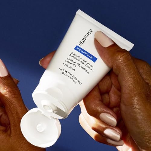 NEOSTRATA GLYCOLIC RENEWAL Smoothing Cream Texture-Refining Moisturizer with Glycolic & Citric Acid, Shea Butter Non-Comedogenic, 1.4 Ounce (Pack of 1)