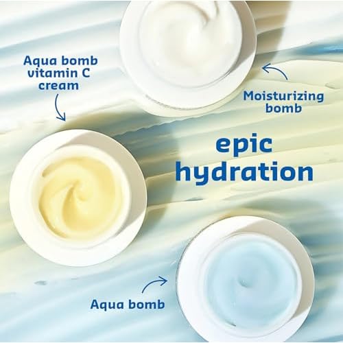 belif Aqua Bomb Vitamin C Face Cream Moisturizer, Infused with Hyaluronic Acid, Vitamin C & Vitamin E, Intense Hydration, For All Skin Types, Korean Skin Care