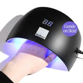 Nailboo Pro Cure LED Lamp ? Lightweight UV or LED Nail Dryer with Automatic Sensor, Even Curing for Gel Polish, Compact Arch Design for Hands & Toes, One Size