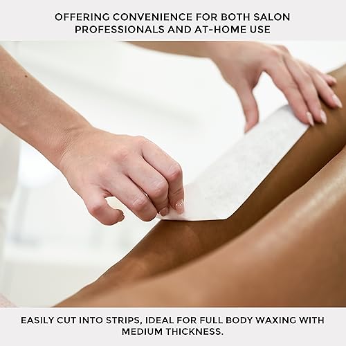 ForPro Non-Woven Epilating Roll for Body and Facial Hair Removal, Tear-Resistant, Lint-Free, 3¡± x 55 Yards, White