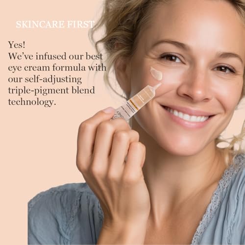 Hey Honey Skincare Trick & Treat Active Honey & Propolis Full-Coverage Concealer | for Rosacea, Acne & Blemishes, Dark Spots, Eye Dark Circles & Discoloration | Light to Medium Tone | 0.5 oz.