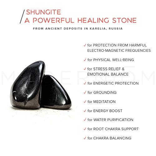 Modern ?M Shungite Recharge Bar Soap | Vegan, Non-GMO Soap for All Skin Types Face and Body | Made In U.S.A (1 Count (Pack of 1)