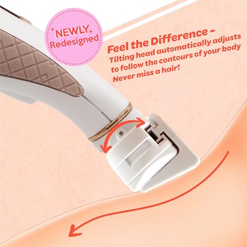 Women¡¯s Electric Shaver & Pubic Hair Bikini Trimmer ? Wet & Dry Painless Dermaplane Electric Shave for Body Hair Removal for Bikini, Underarm, Legs, Arms