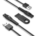 Nicpower 5V 5FT USB Charger Cord for Philips Norelco 2000 2400 2600 3600 3900 5400 5000X 7200 i9000 Wet & Dry Electric Shaver Series 3000 5000 7000, for Phillips One Blade QP2724 QP2834 Trimmer Razor
