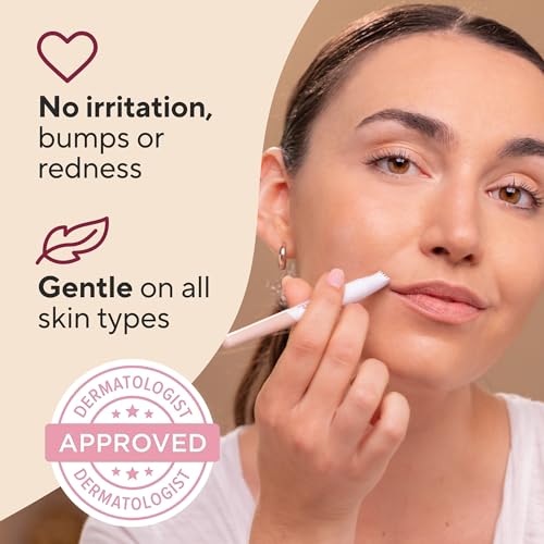 Finishing Touch Flawless Stray Hair Remover, Precise Micro-Blade Hair Removal Tool, Designed to Painlessly Cut Stray Hairs from Chin and Lips to Fingers and Toes, for All Skin Types
