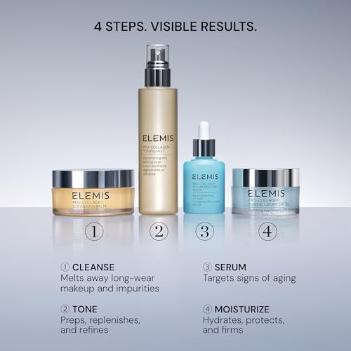 ELEMIS Pro-Collagen Toning Mist 150ml, Hydrating PHA Facial Mist to Refine Pores & Smooth Skin