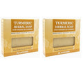 Plantlife Turmeric Bar Soap Pack of 2 - Moisturizing and Soothing Soap for Your Skin - Hand Crafted Using Plant-Based Ingredients - Made in California 4oz Bar