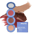 Alleyoop Stack The Odds ? All-in-One Cream Makeup Palette with Blush, Contour, Bronzer & Highlighter, Stackable Face Palette for Natural Color, Easy Touch-Ups & Travel Makeup Convenience,Cocktail Hour