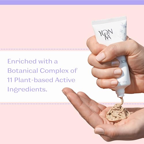 Yon-Ka Guarana Scrub | Gentle Exfoliating Face Cleanser with Rice Bran & Guarana Seed | Smooths Pores, Detoxifies & Revives Complexion | For Sensitive & Acne-Prone Skin | 1.87 fl oz
