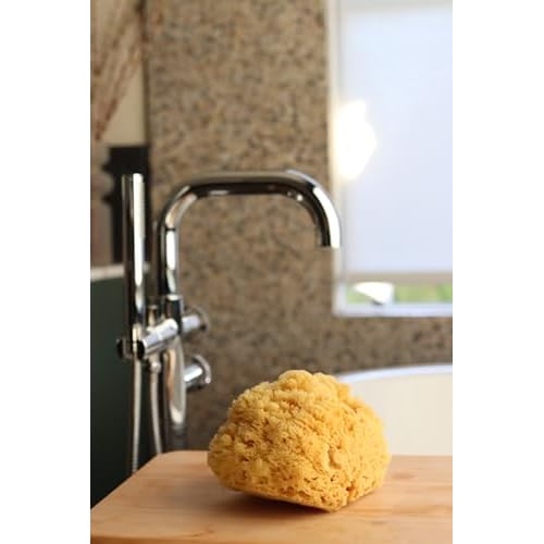 Real Sea Sponge for Men - Extra Large 6"-7", Totally Natural, Kind on Skin for an Invigorating Shower, Supplied in Breathable Mesh Bag. Great for The Gym, Grooming, Bath & Body Gift by Constantia Man