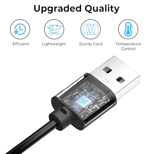 5V Charger Cable for Philips OneBlade 360 QP2834 QP2724 QP1324 PQ888 PQ889, MG5910 MG7910 MG7960 MG9510 MG9560, X3001 Electric Shaver Trimmer