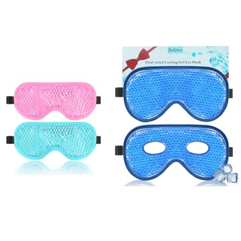 BeeVines 4 Pack Gel Eye Masks