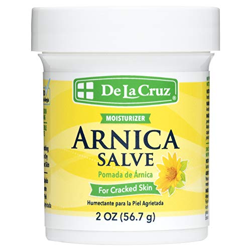 De La Cruz Arnica Salve - Foot Cream for Dry Cracked Heels and Feet - Moisturizing Hand Salve for Dried Hands - 24 Hour Moisture Foot Cream for Dry Cracked Feet and Rough Skin - (2 Ounces)