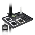 Durable Lash Tray for Ring Light - Spa Ring Light Adjustable Tray for Lash Artists, Estheticians & Tattoo Supplies - Lash Tray Holder with Phone & iPad Slots for an Organized Workspace