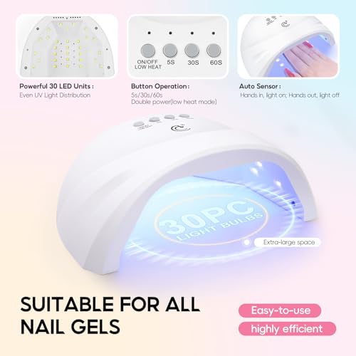 COSCELIA Acrylic Nail Kit for Beginners with Everything 4PC Gel Polish 3PC Acrylic Powder with Drill and U V Light 24 Colors Glitter Powder Complete Gel Manicure Kit Nail Stickers DIY Gifts for Women