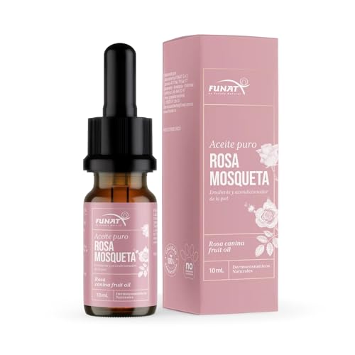 FUNAT 100% Pure Rosehip Oil ?Facial & Skin Moisturizer ? 0.3 FL OZ | Aceite de Rosa Mosqueta Puro