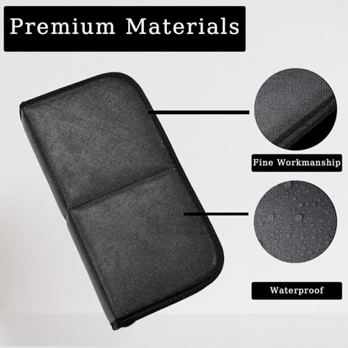 Makeup Brush Holder Waterproof Portable Makeup Brush Organizer Travel Case Stand Up Cosmetic Brush Storage Bag Handheld Makeup Bag for Travel (1 Pcs)