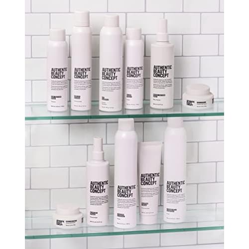 Authentic Beauty Concept Amplify Mousse | Volumizing Mousse | Lightweight Medium Hold Styling | Heat Protection | All Hair Types | Vegan & Cruelty-free | Silicone-free | 6.7 oz