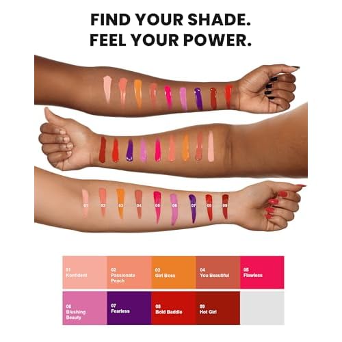 Liquid Blush - TikTok-Viral Natural Flush Cheek Color with Collagen & Glycerin for Radiant Dewy Glow - Vegan High-Pigment Makeup for Konfident, Beautiful Skin - Passionate Peach