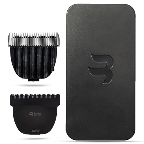 Brio Compatible for Both Beardscape V1 & V2, Zero Blade Black, Body Blade & Blade Case