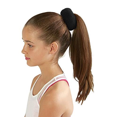 Bloch Dance Hair Bun Builder Accessory, Black, one