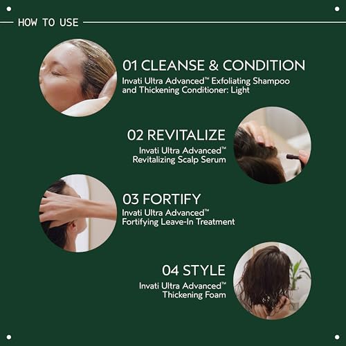 Aveda Invati Ultra Advanced Thickening Conditioner Light | Step 2 of 4 | Reduces Hair Loss by 77% | for Fine to Medium Thinning Hair Types | Normal to Oily Scalp | 96% Naturally Derived*