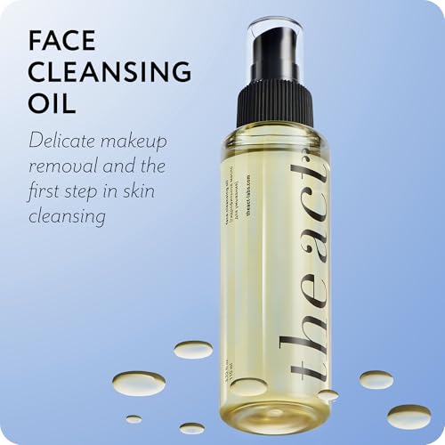 Face Cleansing Oil ? Hydrating Makeup Remover & Deep Pore Cleanser | Natural Oils with Grape Seed | Men & Women Cleansing Facial Wash for All Skin Types, Vegan & Cruelty Free | 3.72 fl oz