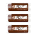 Hurraw! Hazelnut Tinted Lip Balm, 3 Pack: (Sheer Brown Tint) Organic, Certified Vegan, Cruelty and Gluten Free. Non-GMO, 100% Natural Ingredients. Bee, Shea, Soy and Palm Free. Made in USA
