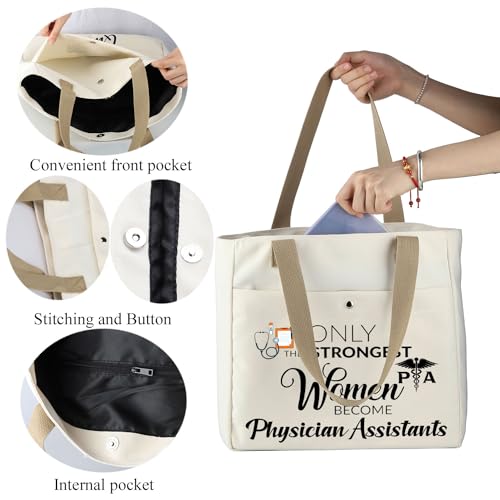 MBMSO Physician Assistant Tote Bag PA Medical Gifts PA Graduation Gifts Only the Strongest Women Become Physician Assistants