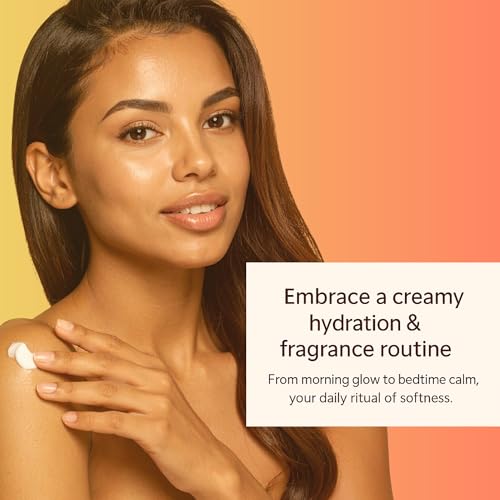 SOLME Bouncy Bliss Body Cream | Deep Moisture Body Butter with Coconut & Jojoba Oil, Collagen & Avocado | Cozy Peach Vanilla Scent | Winter Hydration & Holiday Gift | K-Beauty | 6.76 fl oz