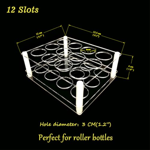 BOXIN Roller Bottles Holder for 10/15ml/20ml Essential Oil Bottles (2PCS For 10/15ml/20ml Essential Oil bottles)