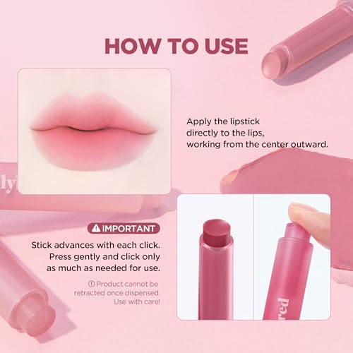 lilybyred Milky Blur Fondue Bar | Korean Multi-Use Lip & Cheek Stick, Soft-Focus Effect, Blur Pot Formula, Velvet Matte Finish, Lightweight, Easy to Blend, 0.06 oz. (03 Figs in Caramel)