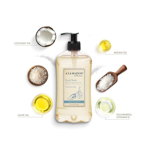 A LA MAISON Fresh Sea Salt Body Wash 25.36 Fl Oz, 1 Pack